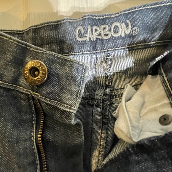 Carbon 28x32 Relaxed Fit Distressed men’s denim jeans Y2K - Picture 10 of 13